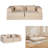 Compression Sofa,Convertible Floor Sofa Bed With Fixed-Shape Frame, Loveseats Boneless Modular Sectional Sofa,No Assembly Required,Chenille Fabric-70051530