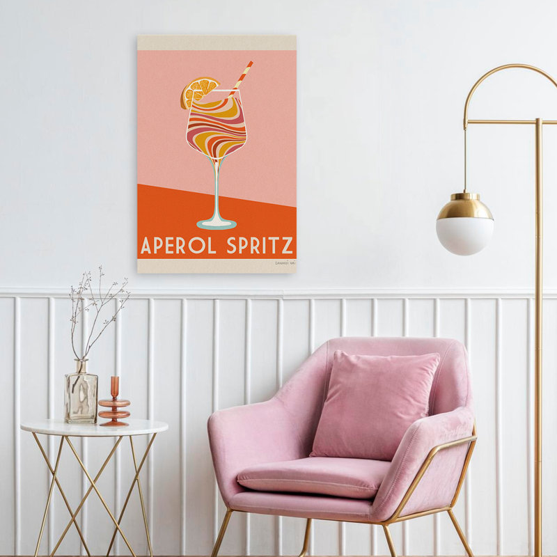 Affiche de cocktail Mid-Century moderne III, H 24 po x l 16 po
