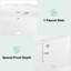 Lavabo de salle de bain GarveeHome Classic Square - Céramique blanche