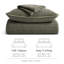 Ensemble de courtepointe 100% coton gaufré Stonewashed-119236249-119236246
