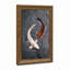 Art sur toile blanc et orange Koi-132473528