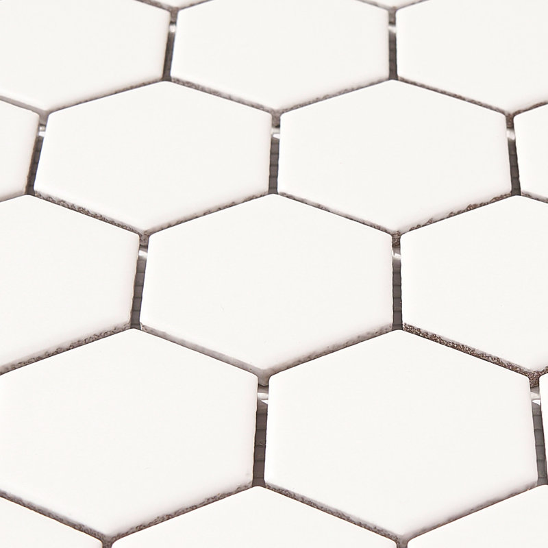 2" x 2" Flat Porcelain Mosaic Wall & Floor Tile