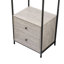 Alva Open Wardrobe With 2 Drawers 3 Piece Bedroom Set-118372350