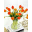 Tulipes artificielles Real Touch dans un vase en verre -1915121173