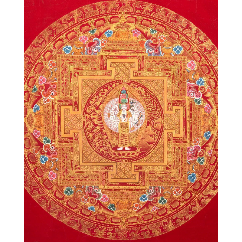 Lokeshvara Mandala (Brocadeless Thangka)