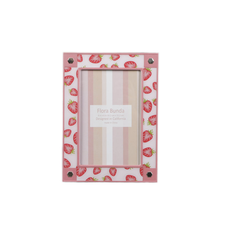 4x6 Strawberry Aluminum Picture Frame