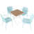 Kaki / bleu clair / blanc sélectionné