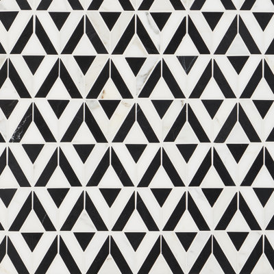 Polar White 11" x 12" Marble Mosaic Tile