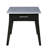 Yanis Transitional 1-Drawer End Table with Sintered Stone Top in Dark Brown