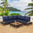 Acacia 5 - Person Patio Conversation Set-794973121