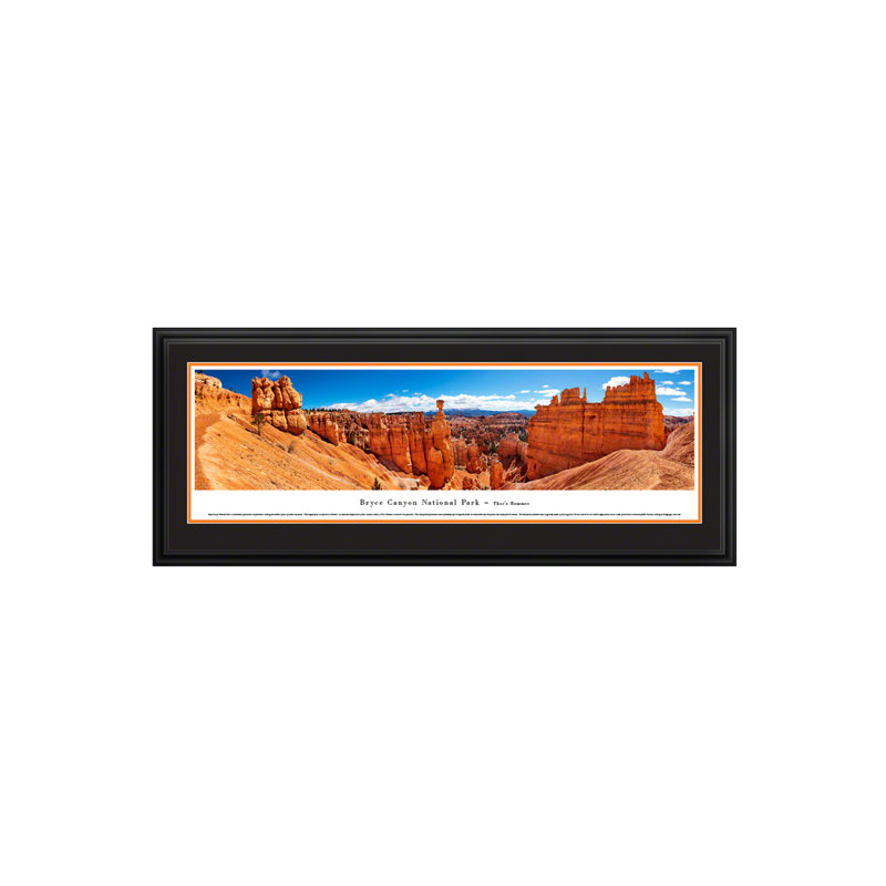 Impression panoramique du parc national Bryce Canyon, Thor Hammer, Sans cadre, H 13,5 po x l 40 po