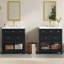 Ensemble de meuble-lavabo simple 60 po avec lavabo en céramique 60 po-1846295137