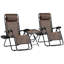 Ensemble de chaise Zero Gravity avec table d'appoint, chaise inclinable pliante avec porte-gobelets et coussins, chaise longue réglable pour piscine, jardin, pelouse, plage-872275282