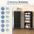 6 Drawer Dressers & Chests of Drawers, Fabric Dresser for Closet, Living Room, Night Stand with Metal Frame, Storage Tower with Fabric Bins, Wood Top-786495361