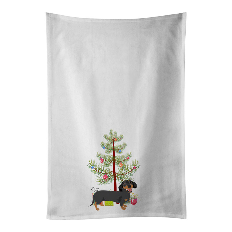 Ensemble de 2 serviettes de cuisine Dachshund