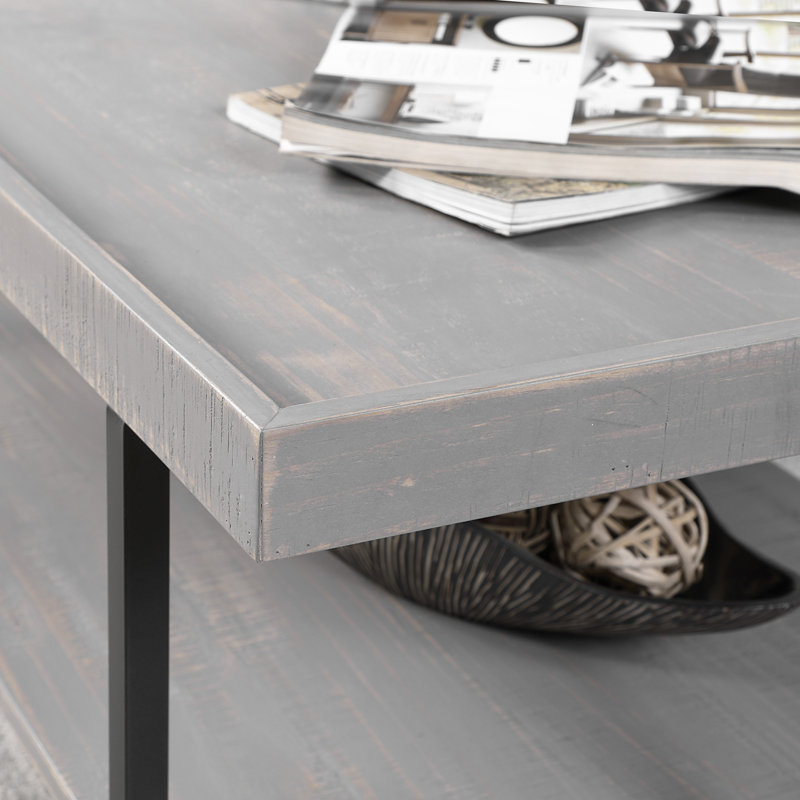 Baden Single Coffee Table, Antique Gray
