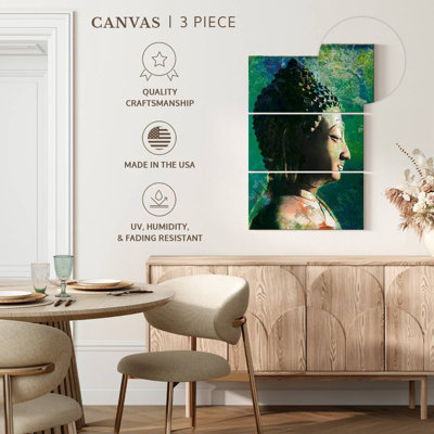 Profil de tête de Bouddha Adella II