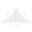 Balyon 4m x 5.8m Triangular Shade Sail-811012491