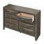 Ensemble de commode 8 tiroirs avec tiroirs courbés-674349588
