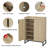 20-Pair 5-Tier Shoe Cabinet-1368998763