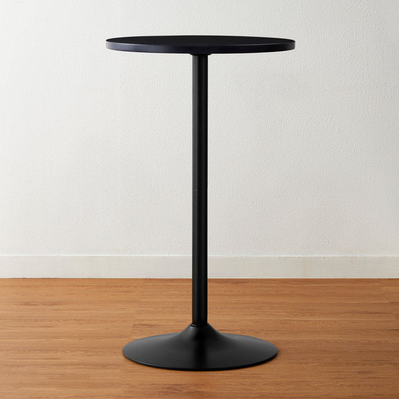 Cashana Bar Height 39.5"H Dining Table, Black, Black