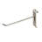 Nikolett Only Hangers Chrome Gridwall Hooks 8" Length Gridwall Peg Hooks 25pcs