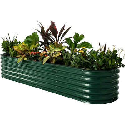 9 In 1 Modular Metal Outdoor Raised Garden Bed