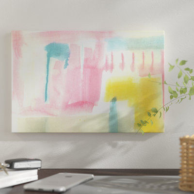 «Pastel Luxe III», reproduction sur toile