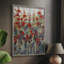 «Garden Poppies II», reproduction encadrée - bois massif-1165014633