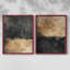 ABSTRACT Series CCCCXXI - Impression encadrée de qualité supérieure - prête à être accrochée - aucun clou requis - aucun clou requis-1232212541-1232212530