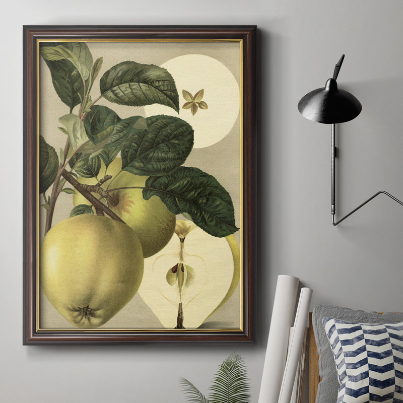 «Apple Harvest I», peinture sur toile encadrée, H 20 po x l 16 po x P 2,5 po