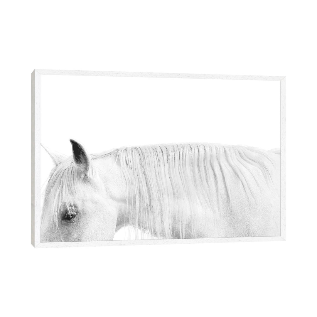 White On White von Samantha Carter - Galerie-verpackte Leinwand Giclée