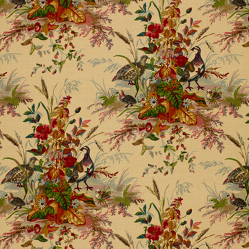 Quail Meadow Fabric, Summer