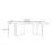 Simple Modern Rectangular Rock Slab Dining Table-109872046