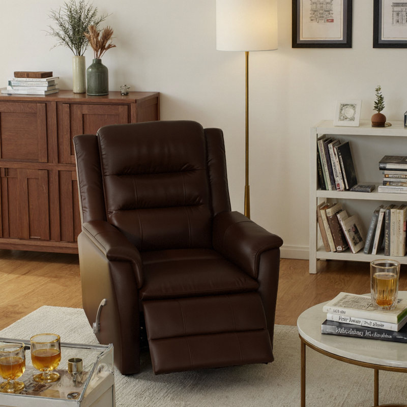 Ultimate Swivel Glider Recliner Chair with Plush Cushioning & Manual Footrest – Premium Craftsmanship for Effortless Lounging