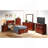Elegant Cherry Wood Twin Storage Bed