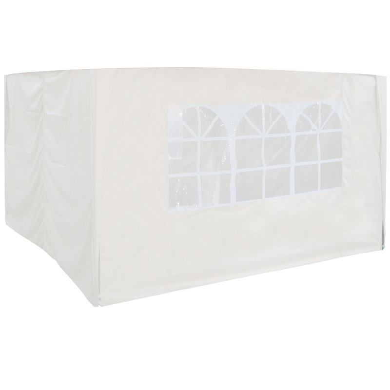 Adrianah Dakota Fields White Side Wall for Gazebo