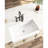 White Farmhouse Sink Deep Apron Sink Undermount Farmhouse Kitchen Sink Single Farm Sink