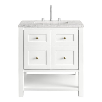Breckenridge 30'' Single Bathroom Vanity with Top