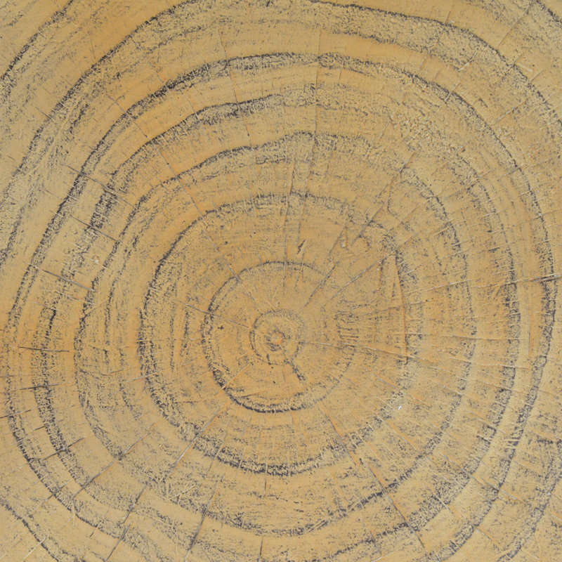 MGO Twist Side Table - Wood-Look Texture, Natural Colour