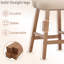 Upholstered Padded Counter Stools Armless Barstools With Wooden Legs For Kitchen Island Bar Counter-660955700