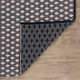 Dainty Diamond Navy/Ivory Handwoven Cotton Rug
