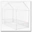 Metal Bed House Bed Frame with Fence-616452591-616452589