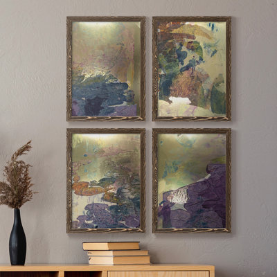 «Monet's Landscape I», toile encadrée de qualité supérieure - prête à être accrochée