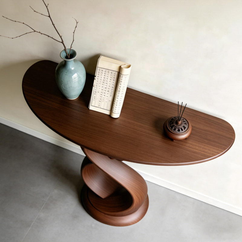Console Wabi-sabi, 34.6" H x 39.4" W x 13.8" D