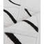 Tapis luxueux crème et noir, 4,0 x 5,9 pi | 100% polyester, 2,3 lb / pi² | 320 000 points de fil, hauteur de poils de 0,4 po | Durable et facile à nettoyer, parfait pour les salons et les chambres à coucher modernes, sans aspirateur-370385544