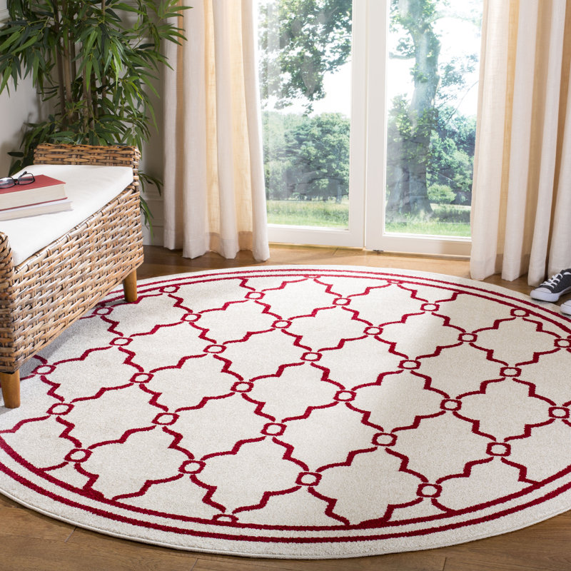 Amherst Performance Geometric Rug, Round 7'