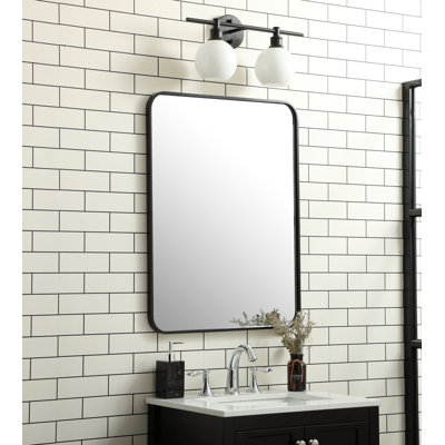 Sabine Metal Rounded Rectangle Wall Mirror