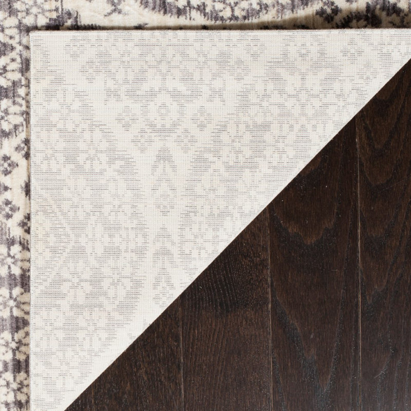 Tapis gris / crème Chylah, Rectangle 2 pi x 3 pi