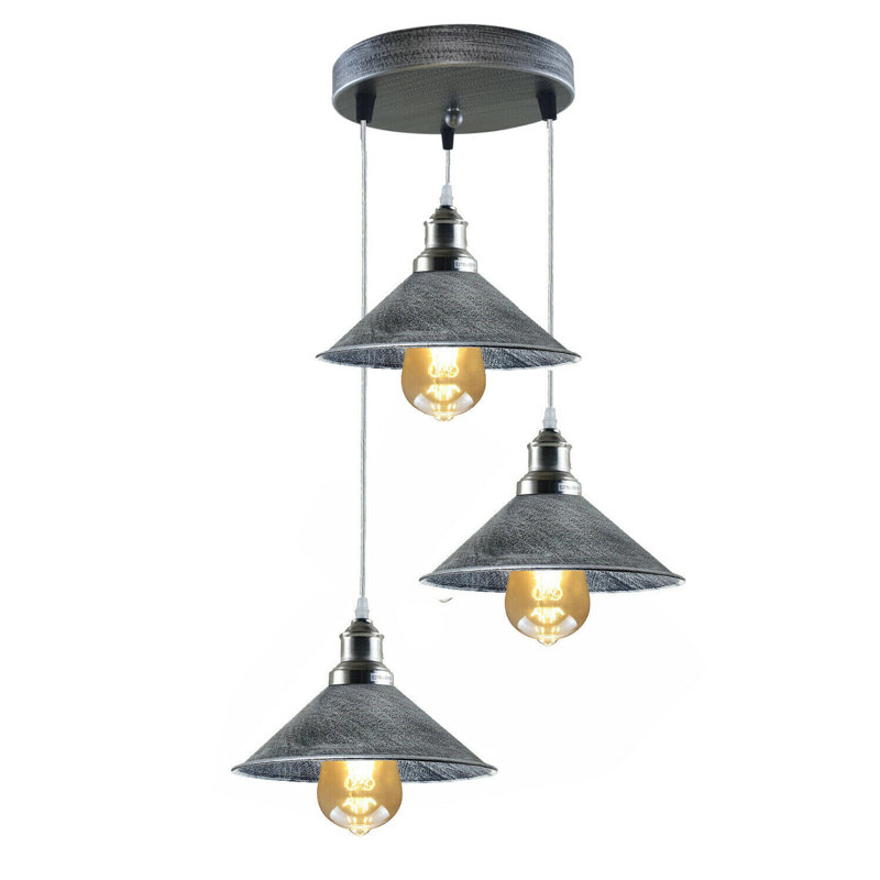Vanita 3 - Light Pendant, Brushed Silver